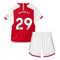 Dětský fotbalový dres Arsenal Kai Havertz #29 2023-24 Domácí Krátký Rukáv (+ trenýrky)